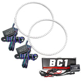 Oracle Jeep Wrangler JL/JT LED Surface Mount Headlight Halo Kit - w/ BC1 Controller SEE WARRANTY