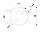 Oracle Jeep Wrangler JK/JL/JT High Performance W LED Fog Lights - Amber SEE WARRANTY