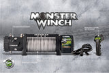 MONSTER WINCH 12000LBS 12v Electric (Synthetic Rope)