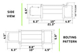 MONSTER WINCH 12000LBS 12v Electric (Synthetic Rope)