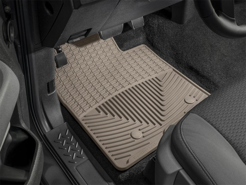 WeatherTech 94 Lincoln Town Car Front Rubber Mats - Tan