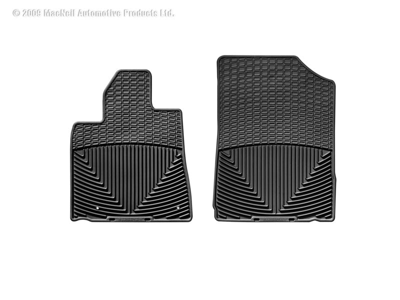 WeatherTech 08-11 Toyota Sequoia Front Rubber Mats - Black