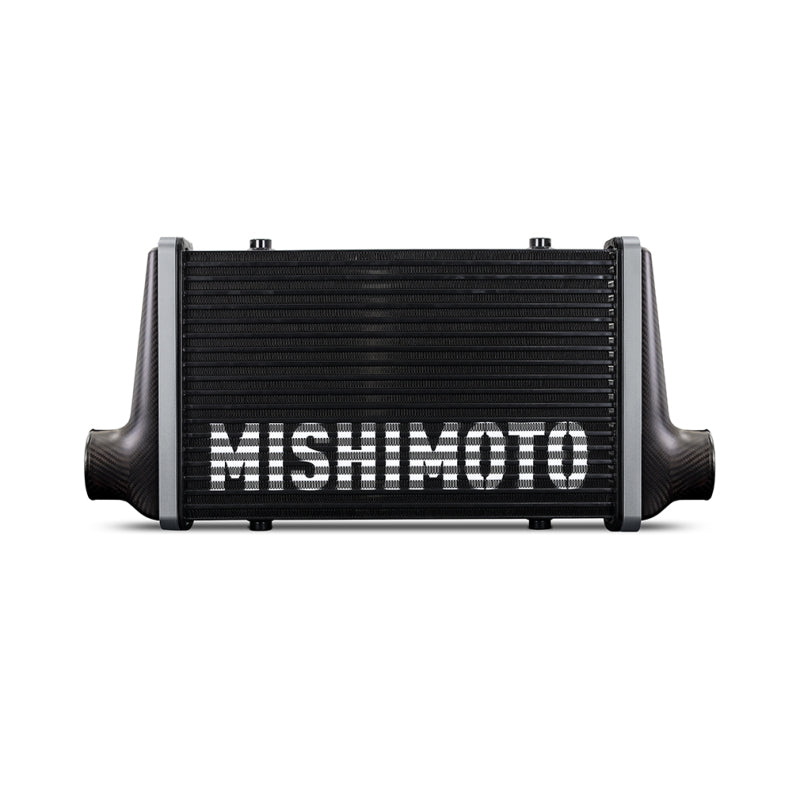 Mishimoto Universal Carbon Fiber Intercooler - Matte Tanks - 450mm Gold Core - C-Flow - R V-Band