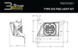 Diode Dynamics SS3 Pro Type SV2 Kit ABL - White SAE Fog