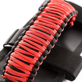 Rugged Ridge Paracord Grab Handles Red/Black Pair