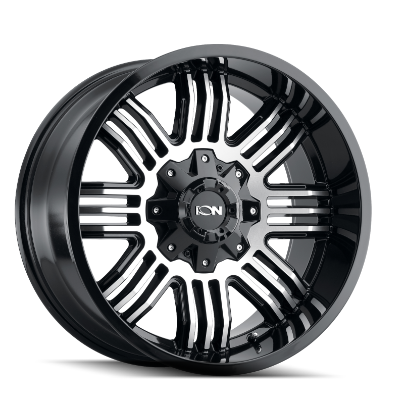 ION Type 144 20x10 / 8x165.1 BP / -19mm Offset / 125.2mm Hub Black/Machined Wheel