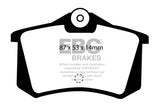 EBC 91-93 Lancia Delta Integrale 2.0L Turbo HF Evo 1 Yellowstuff Rear Brake Pads