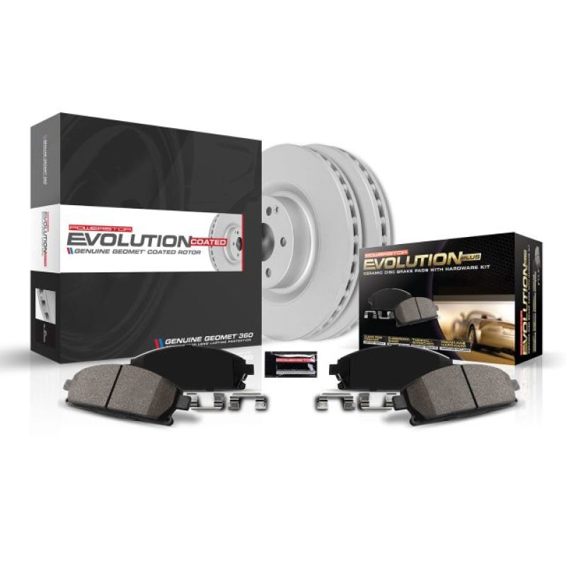 Power Stop 10-19 Lexus GX460 Rear Z17 Evolution Geomet Coated Brake Kit