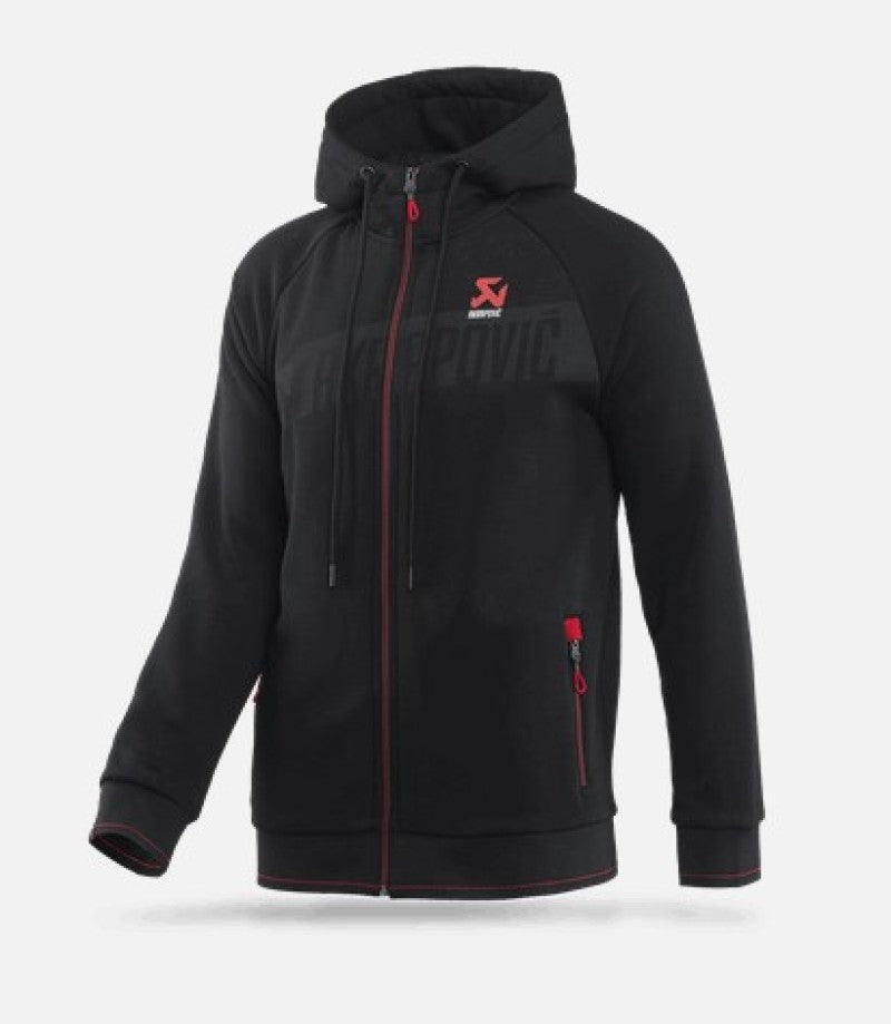 Akrapovic Mens Corpo Zip Hoodie Black - M