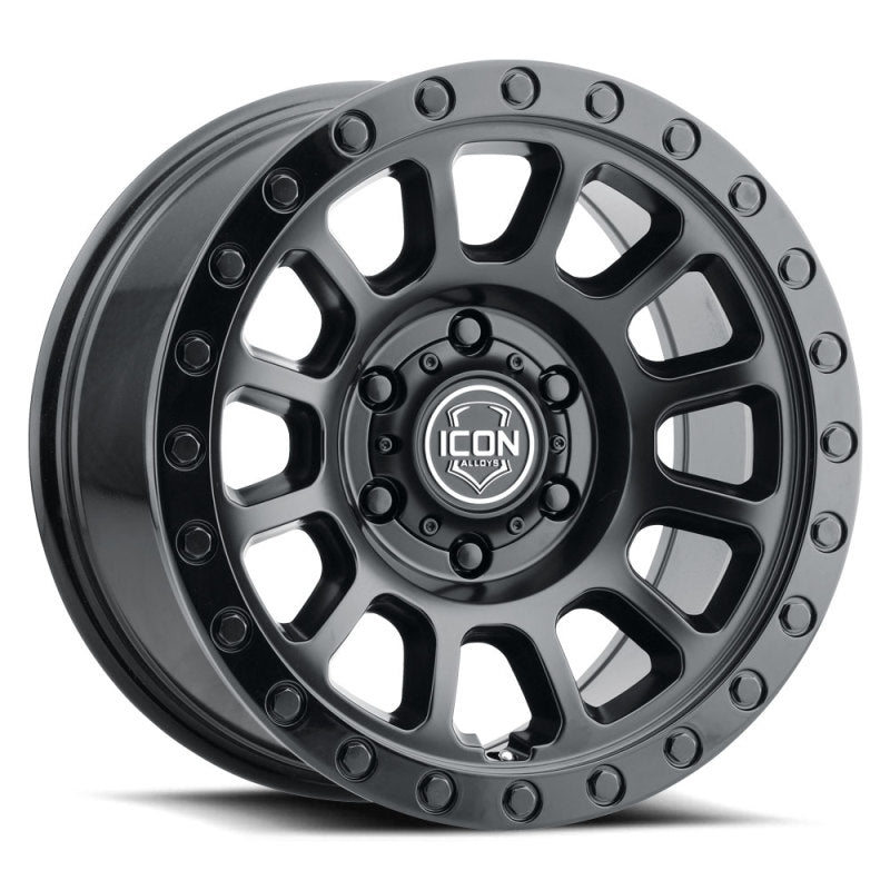 ICON Hulse 17 X 8.5 5 X 5 6mm Offset 4.5in BS Double Black