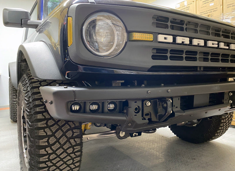 ORACLE Lighting 21-22 Ford Bronco Triple LED Fog Light Kit for Steel Bumper - White SEE WARRANTY