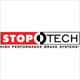 StopTech 17-18 Lexus LX SportStop Cryo Slotted & Drilled Front Left Rotor