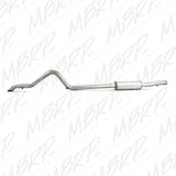 MBRP 2007-2009 Jeep Wrangler (JK) 3.8L V6 4 dr Off-Road Tail Pipe Muffler before Axle