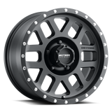 Method MR306 Mesh 17x8.5 0mm Offset 5x4.5 83mm CB Matte Black Wheel