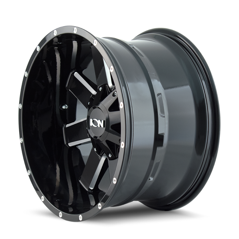 ION Type 141 18x9 / 6x135 BP / 18mm Offset / 106mm Hub Gloss Black Milled Wheel