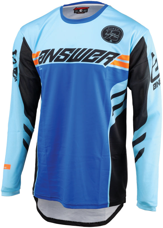 Answer 25 Arkon Nitrus Jersey Blue/Black/Hyper Orange - Large