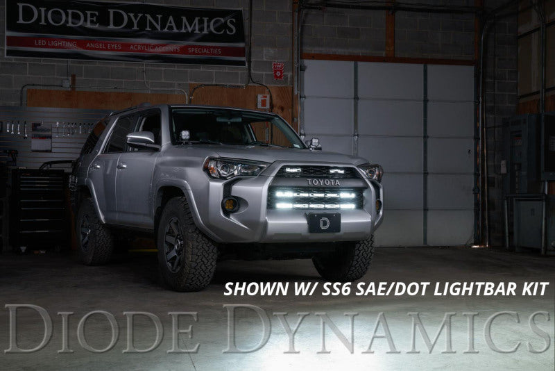 Diode Dynamics 14-19 Toyota 4Runner SS30 Dual Stealth Lightbar Kit - White Combo