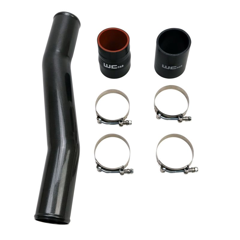 Wehrli 03-07 Dodge 5.9L Cummins Passenger Side 3in Replacement Intercooler Pipe - Gloss Black