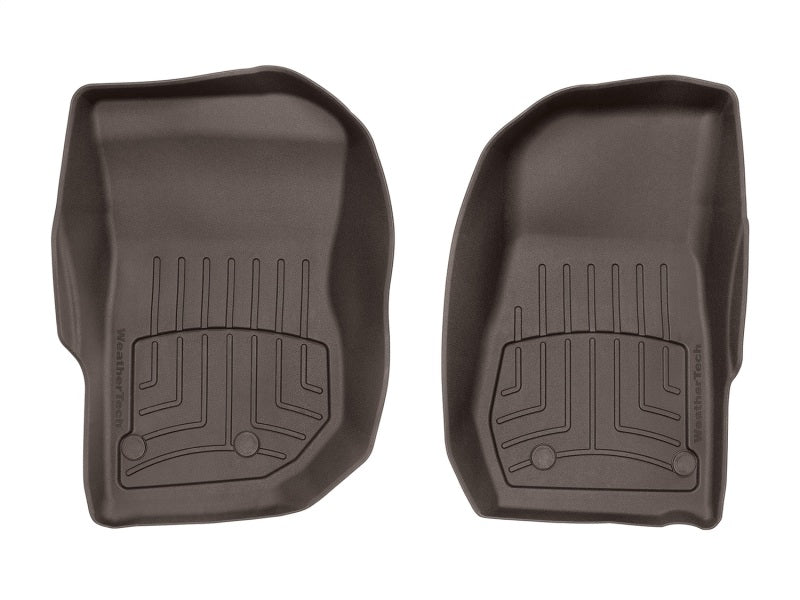 WeatherTech 14-17 Jeep Wrangler Front FloorLiner HP - Cocoa