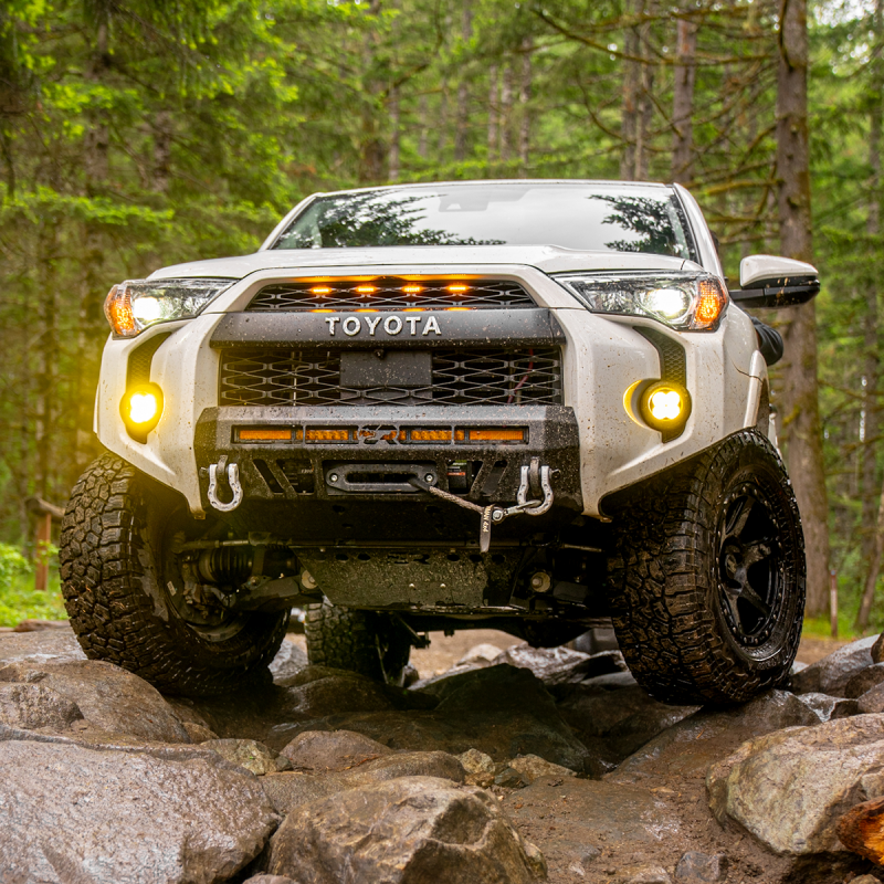 Cali Raised 14-24 Toyota 4Runner Stealth Bumper - No Bull Bar / 32In Led Bar Spot