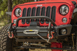 Rugged Ridge Arcus Front Bumper Tube Overrider Black JK