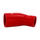 Mishimoto Silicone Reducer Coupler 45 Degree 2.5in to 3in - Red