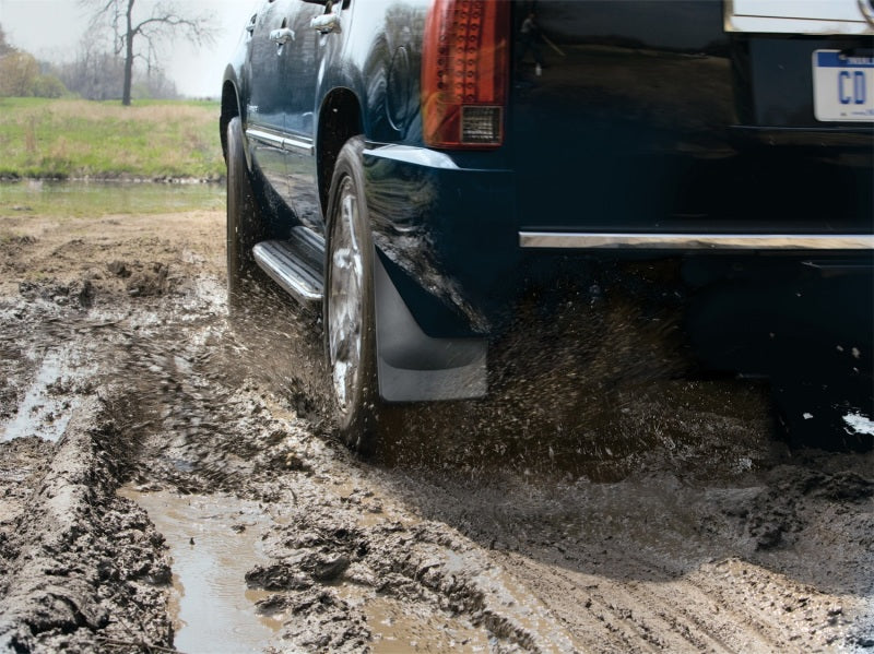 WeatherTech 05-13 Toyota Tacoma No Drill Mudflaps - Black