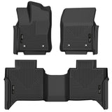 Husky Liners 2022 Toyota Tundra DC X-ACT Front & 2nd Seat Floor Liner - Blk