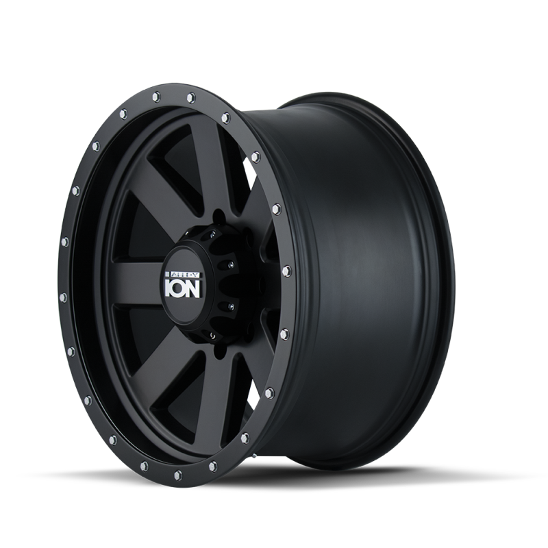 ION Type 134 20x9 / 5x150 BP / 18mm Offset / 110mm Hub Matte Gunmetal/Black Beadlock Wheel