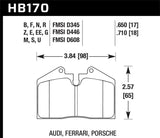 Hawk 1999 Ferrari F355 Front ER-1 Brake Pads