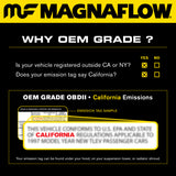 MagnaFlow Conv Univ 3in In/Out Center/Center Oval w/ 02 Sensor