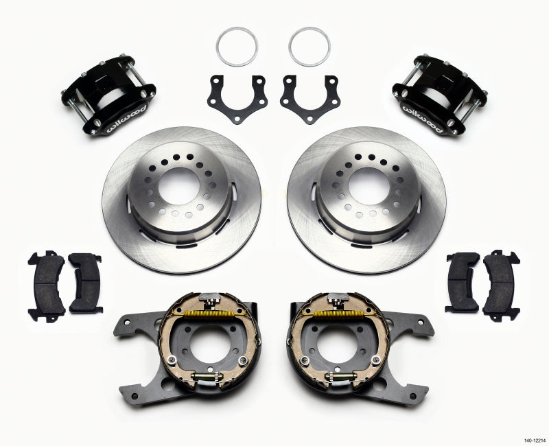 Wilwood D154 P/S Park Brake Kit Mopar/Dana 2.36in Off w/Snap Ring Brng