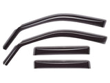 WeatherTech 05-13 Toyota Tacoma Access Cab Front and Rear Side Window Deflectors - Dark Smoke