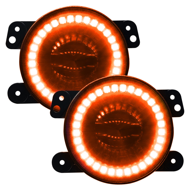 Oracle Jeep Wrangler JK/JL/JT High Performance W LED Fog Lights - w/o Controller SEE WARRANTY