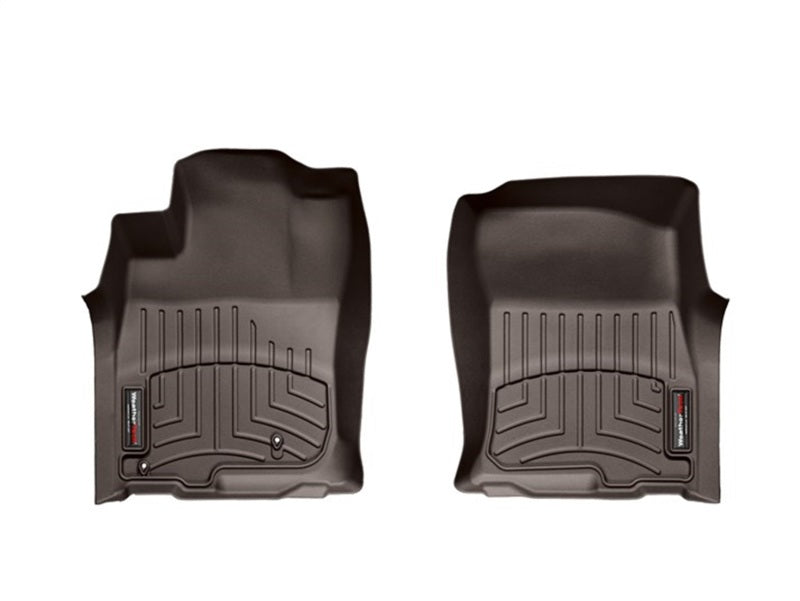 WeatherTech 10-14 Lexus GZ460 Front FloorLiners - Cocoa