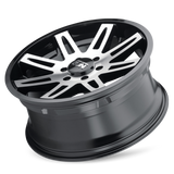 ION Type 142 17x9 / 6x139.7 BP / -12mm Offset / 106mm Hub Black/Machined Wheel