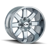 ION Type 141 20x10 / 8x180 BP / -19mm Offset / 124.1mm Hub Chrome Wheel