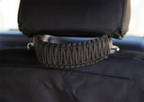 Rugged Ridge Paracord A-Pillar/Seat Mnt Hdle Black 07-18 Jeep Wrangler JK