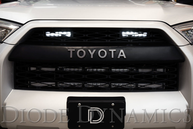 Diode Dynamics 14-21 Toyota 4Runner Stage Series SAE/DOT LED Lightbar Kit - Amber Driving