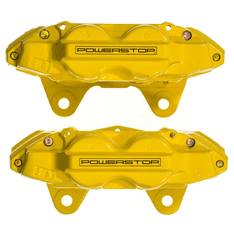 Power Stop 16-22 Lexus GX460 Front Yellow Caliper w/o Brackets (Pair)