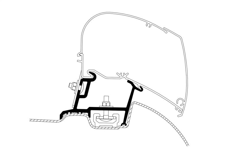 Thule Awning Adapter Mercedes Sprinter w/OE Track