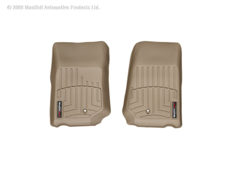 WeatherTech 07+ Jeep Wrangler Front FloorLiner - Tan