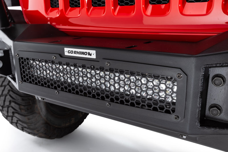 Go Rhino 07-20 Jeep Wrangler JL/JLU/JK/JKU/Gladiator JT Rockline Full Width Bumper