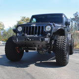 Westin/Snyper 07-17 Jeep Wrangler Tube Fenders - Front - Textured Black