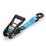 Borne Off-Road Heavy-Duty Ratchet Tie-Down Kit (4-Pack) - Blue