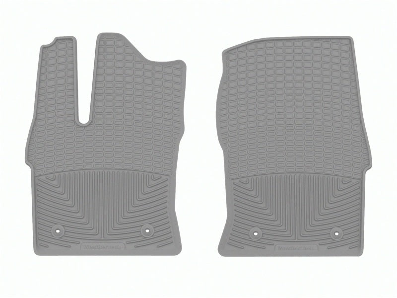 WeatherTech 22-23 Toyota Tundra CrewMax (Incl. 2022 Tundra Hybrid) Front Rubber Mats - Grey