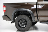 Bushwacker 14-21 Toyota Tundra Forge Style Pocket/Rivet Flares 4pc - Black