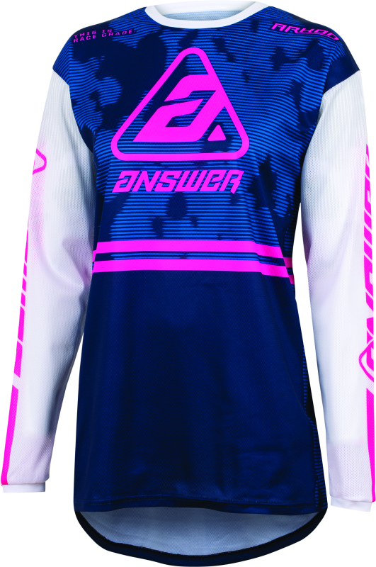 Answer 23 Arkon Trials Jersey Blue/White/Magenta Youth - XL