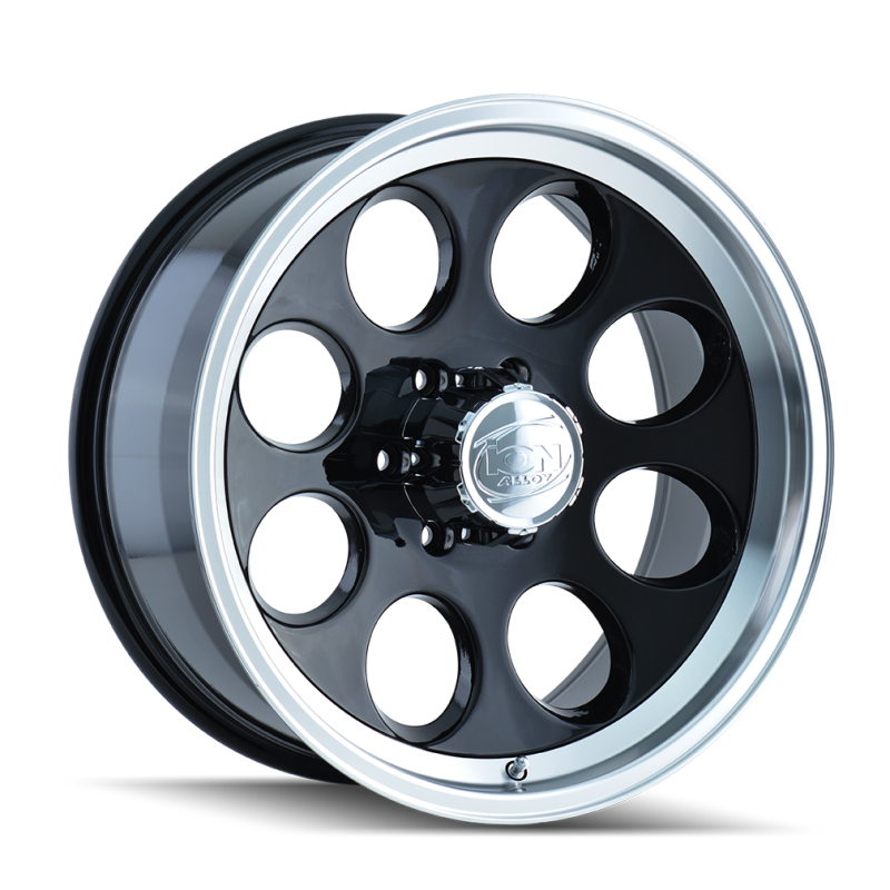 ION Type 171 17x9 / 8x165.1 BP / 0mm Offset / 130.8mm Hub Black/Machined Wheel