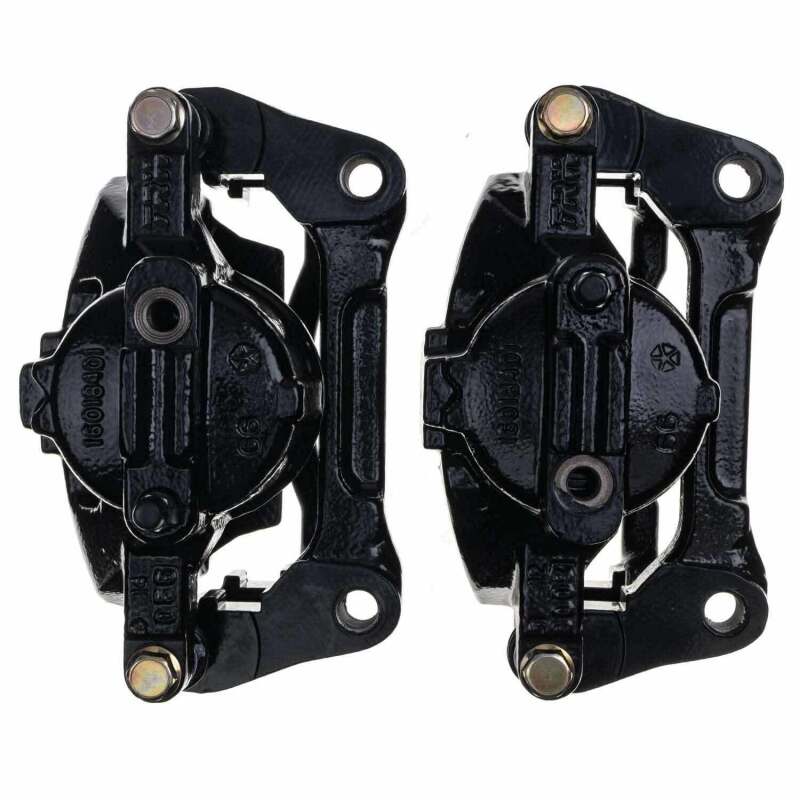 Power Stop 08-16 Chrysler Town & Country Front Black Caliper - Pair w/Bracket